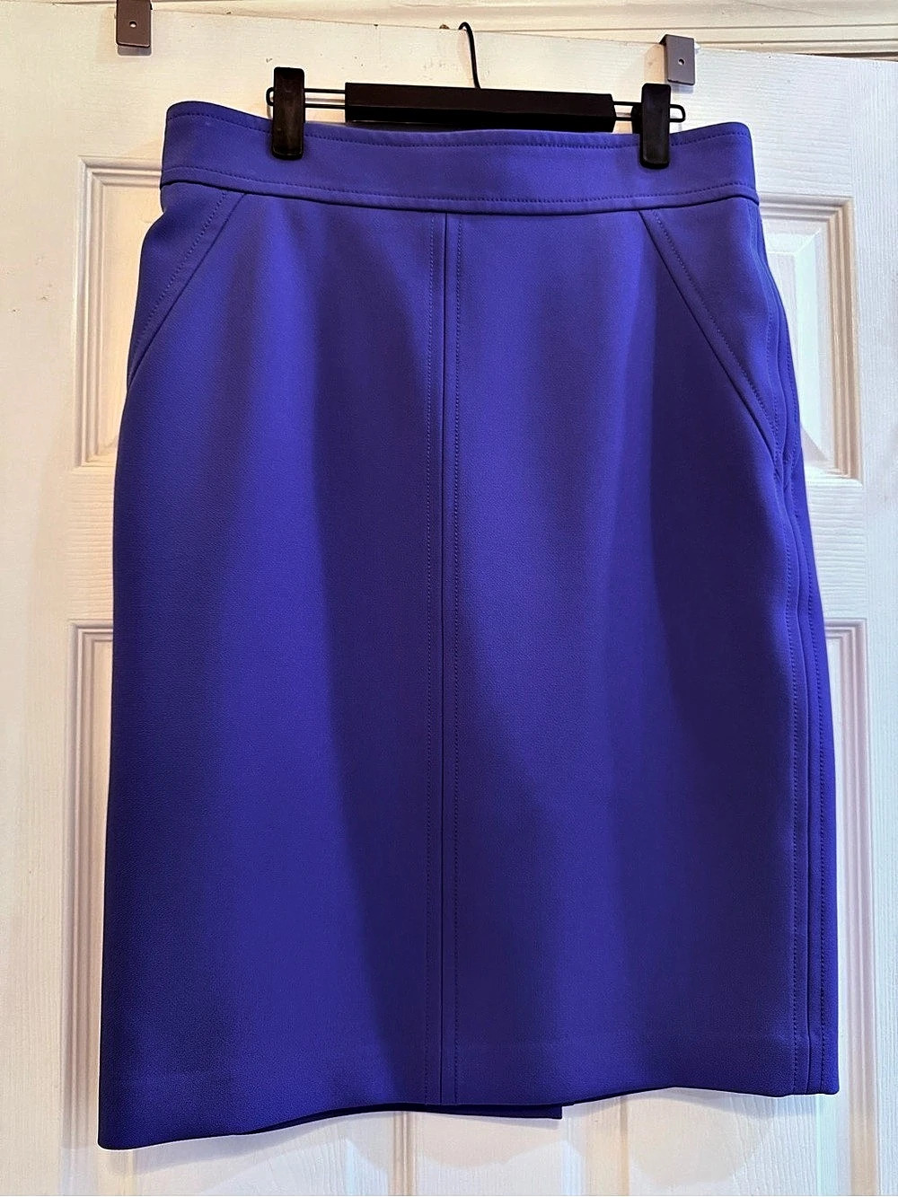 Ann Taylor Blue Pencil Skirt Size 8 Like New